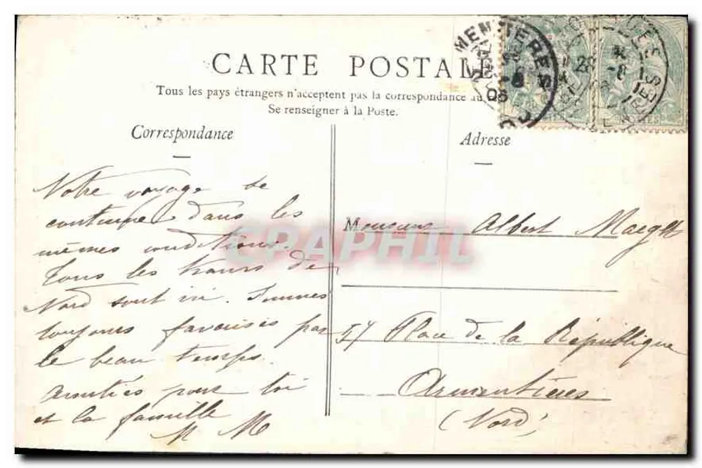 Lourdes — Basílica N.-D. de Lourdes — Editor anônimo, n° 26 - Verso