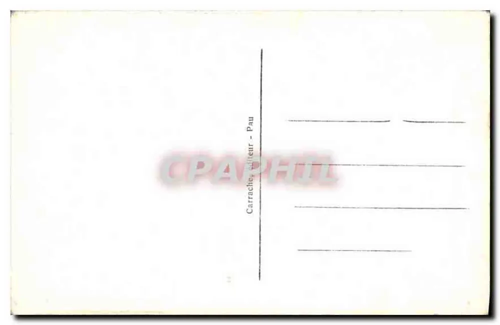 Luz-Saint-Sauveur (H.-P.) — Ansicht des Napoleonbrücke — Carrache, Verlag Pau - Rückseite