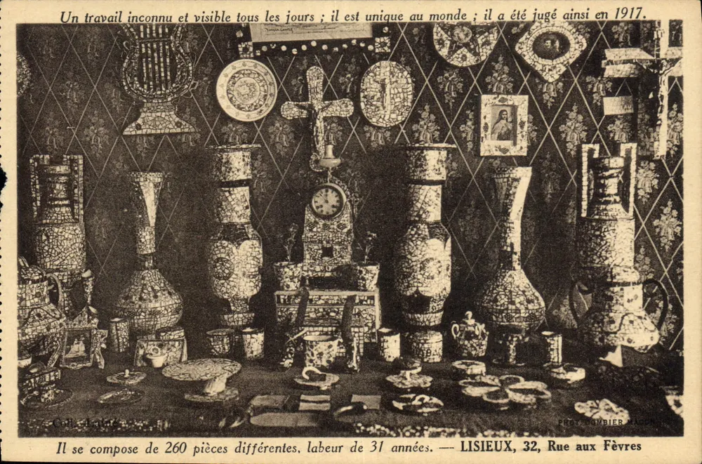 Esposizione di mosaici — Lisieux, 32 Rue aux Fèvres — Fot. Combier Nalon - Recto