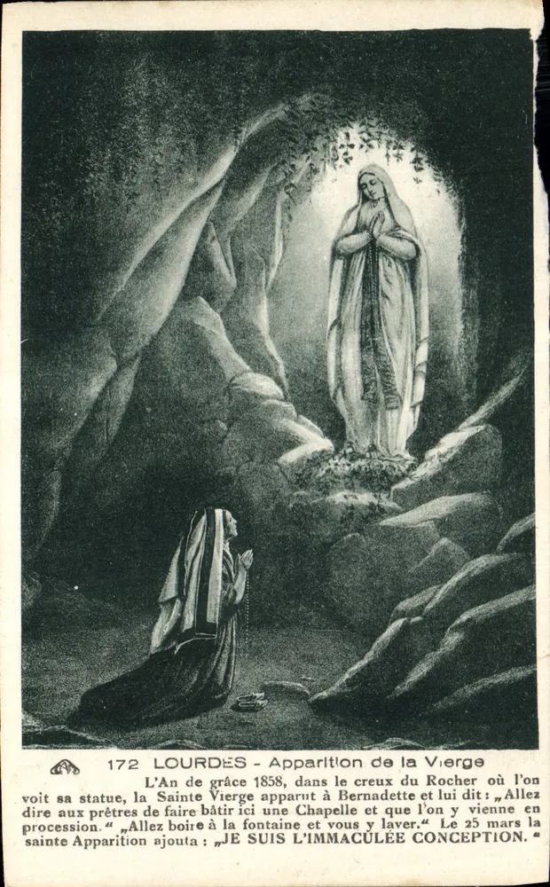 Lourdes - Aparecida da Virgem — edição Strasbourg, n° 172 - Frente