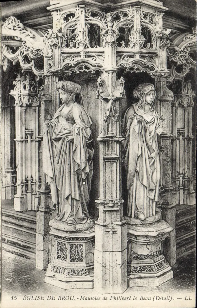 Kirche von Brou — Mausoleum von Philibert le Beau (Detail) — LL - Vorderseite