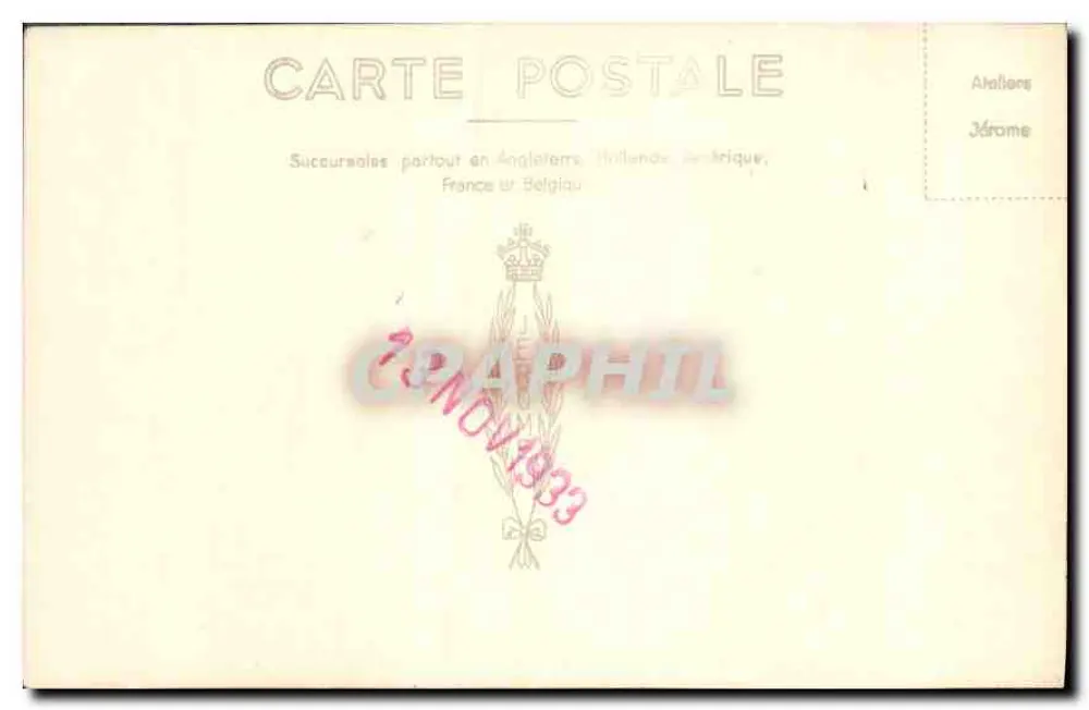 Retrato de um homem com capa de couro — Ateliers Jérôme - Verso