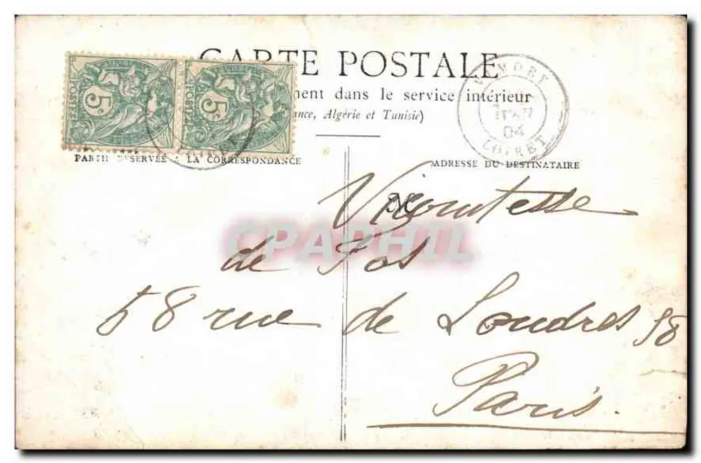 Scène de famille au bord d'un étang — éditeur non visible - Verso