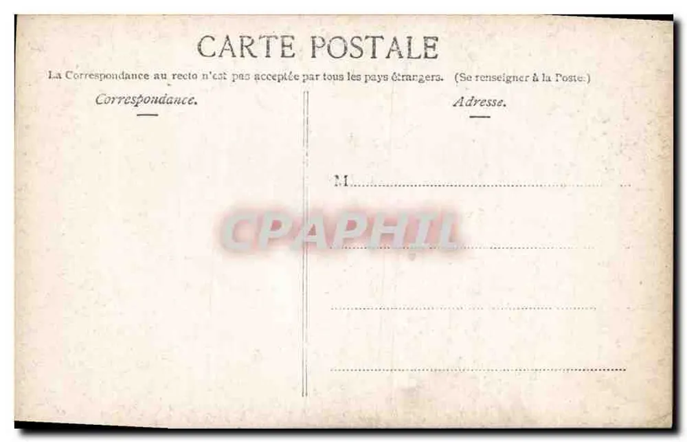 Portret van een jonge man — Nationale foto Rouen — V. Buel - Achterkant