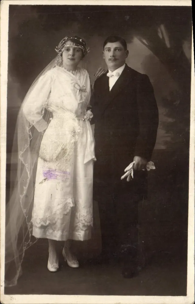 Neu-Brabant — Hochzeit — Ansichtskarte - Vorderseite