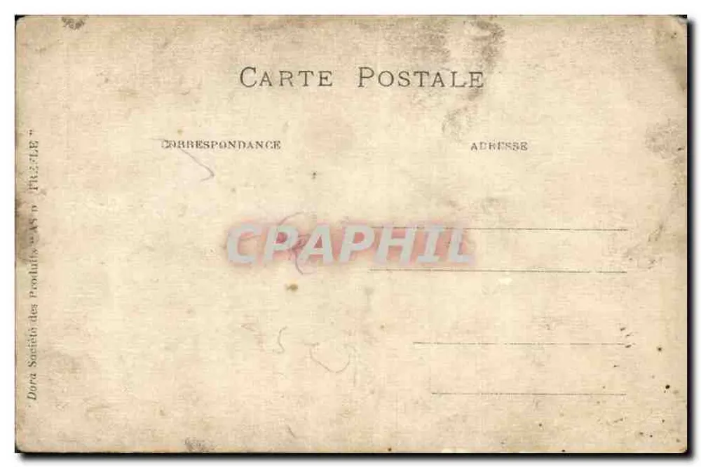Família — retrato de estúdio — Dora Sociedade dos Produtos de Arte n° FR.274 - Verso
