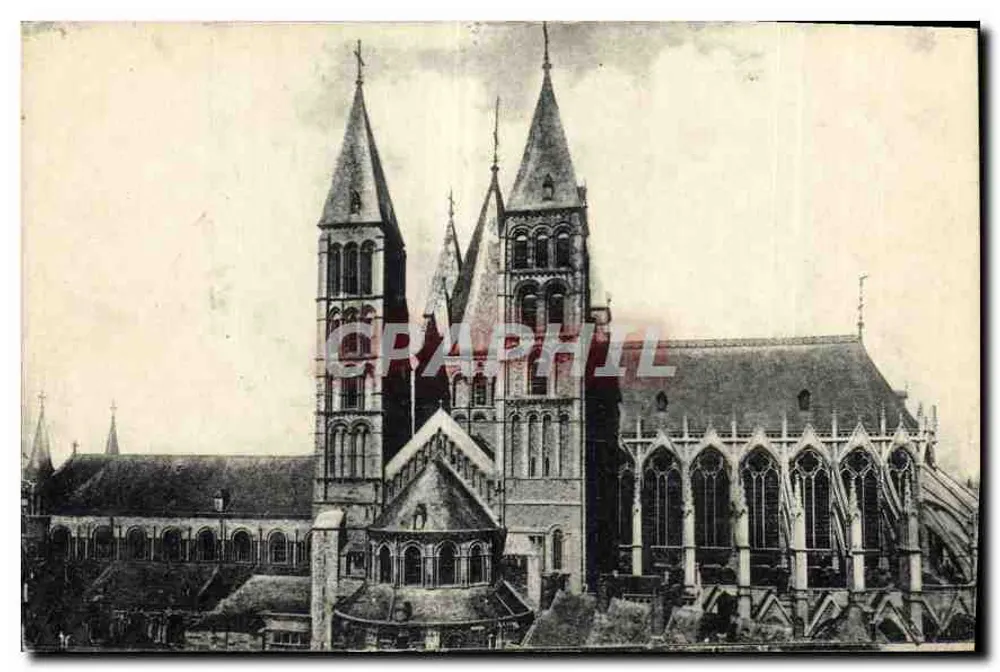 Catedral de Tournai — vista geral — editor desconhecido - Frente