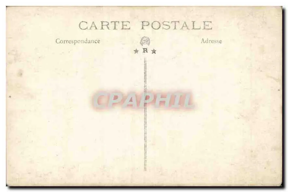 Casal diante de uma carruagem — cena urbana — editor R. R. (verso) - Verso