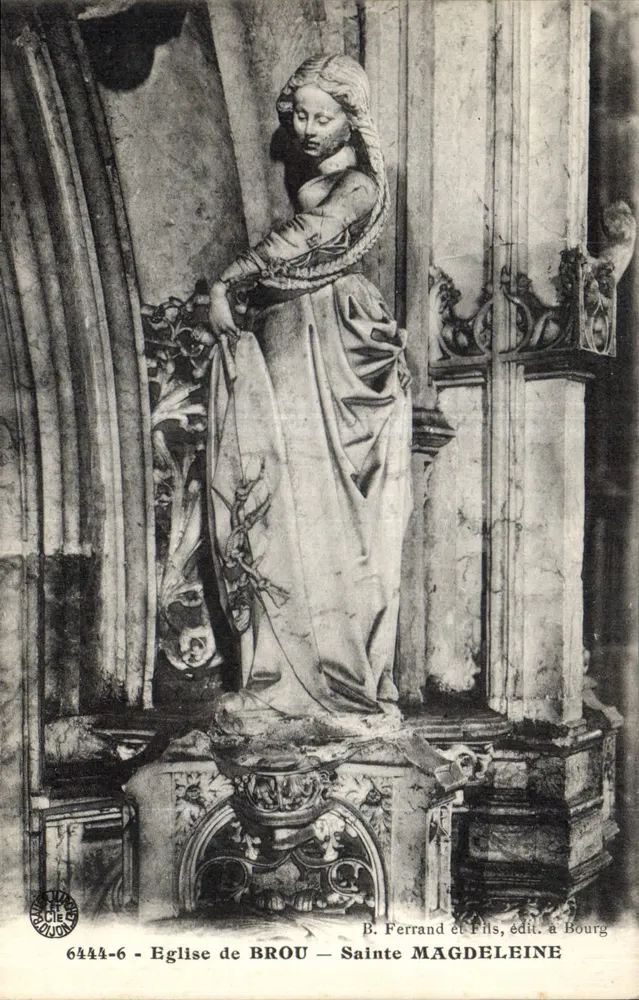 Igreja de Brou — Santa Magdalena — B. Ferrand e Filhos, edição em Bourg - Frente