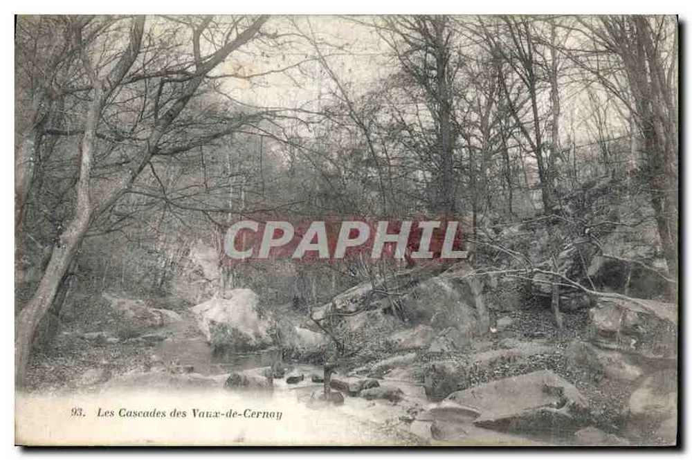 Le Cascate dei Vaux-de-Cernay — n°93 — Héliotypie Bourdier et Faucheux - Recto