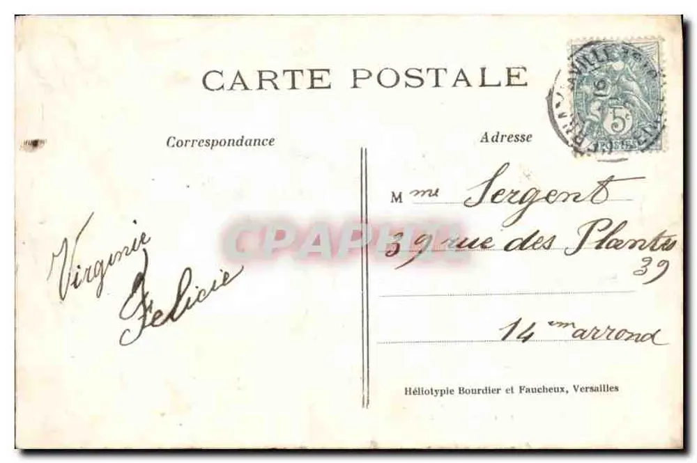 Le Cascate dei Vaux-de-Cernay — n°93 — Héliotypie Bourdier et Faucheux - Verso