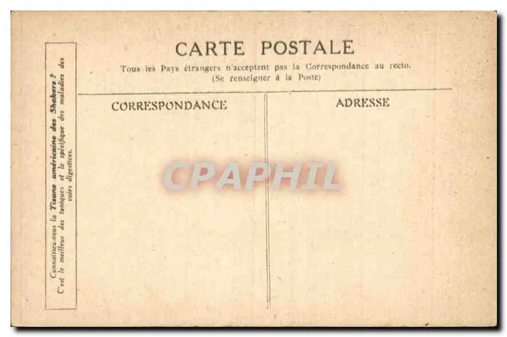 Rouget de Lisle singt die Marseillaise zum ersten Mal — von Détiché, Bürgermeister von Straßburg — Verlag Corbelle, Nr. 1413 - Rückseite
