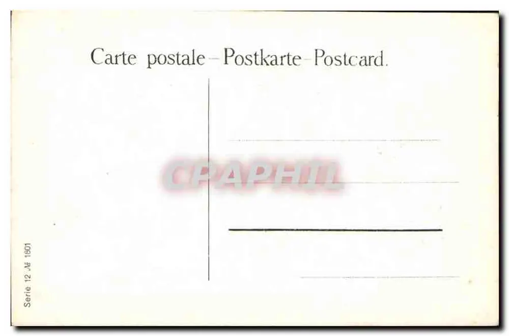 Mulher em traje tradicional lendo uma carta — Coleção Fotográfica n°6 - Verso