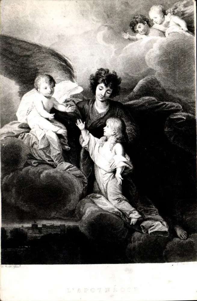 L'Apothéose — gravura — P. Baudry - Frente
