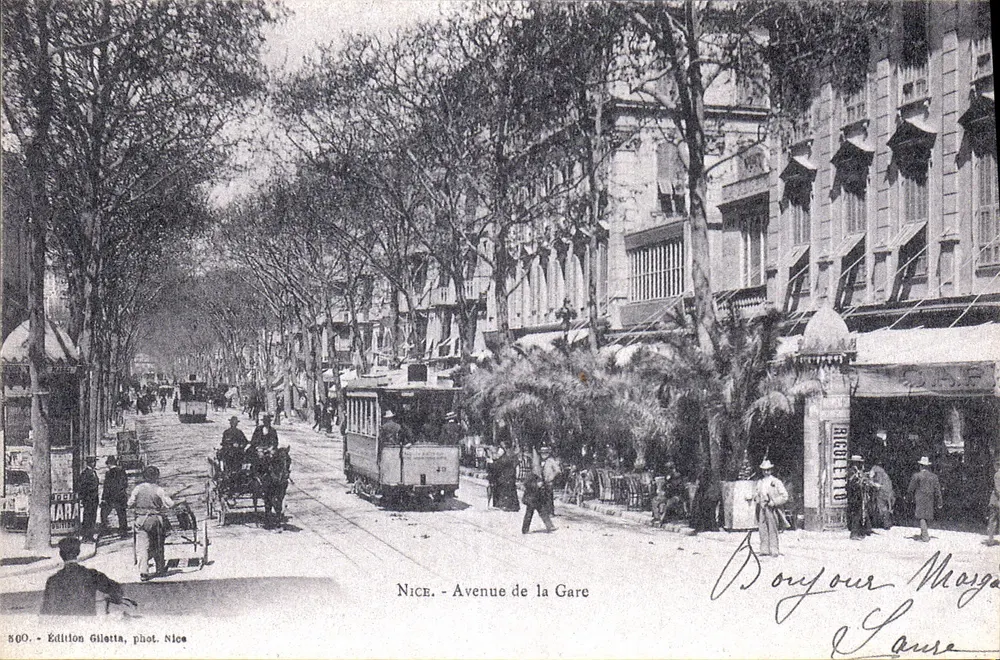 Nice - Avenida da Estação — Edição Gilletta, fot. Nice, n° 500 - Frente