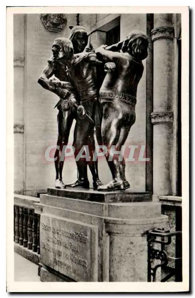 Messestadt Leipzig — Eingang Auerbachs Keller mit Bronze-Figuren aus Goethes „Faust“ — VEA Volk Kunst Verlag Pichenhach - Vorderseite