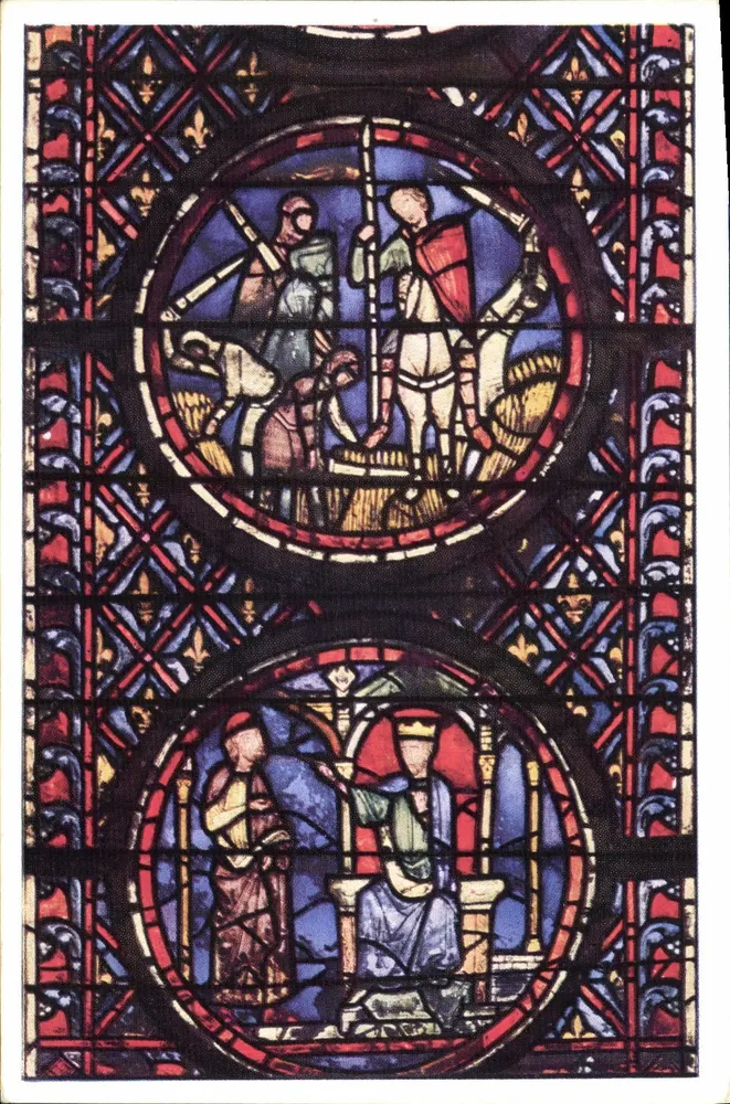 Geschichte von Judith — Glasfenster der Kathedrale von Chartres — Monuments Historiques de France - Vorderseite