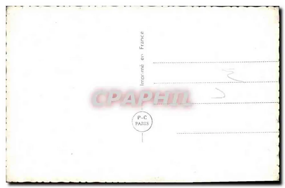 Mulher perfumando rosas — PC PARIS 6118 - Verso