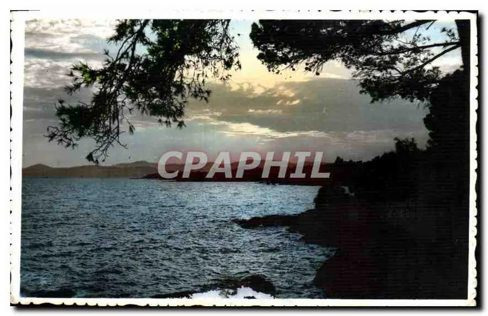 Pôr do sol — A Costa Azul — Edit. AJAX, 4, r. Comte Félix-Gastaldi - Frente