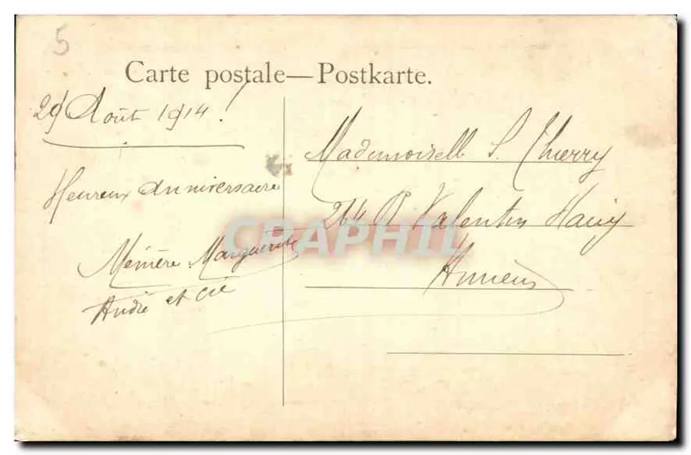 Il vient — A.C. Glendenning Jr. Pinxt — Editor: Paris, 1906 - Verso
