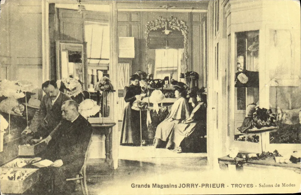 Großgeschäfte JORRY-PRIEUR - TROYES - Mode-Salons - Vorderseite