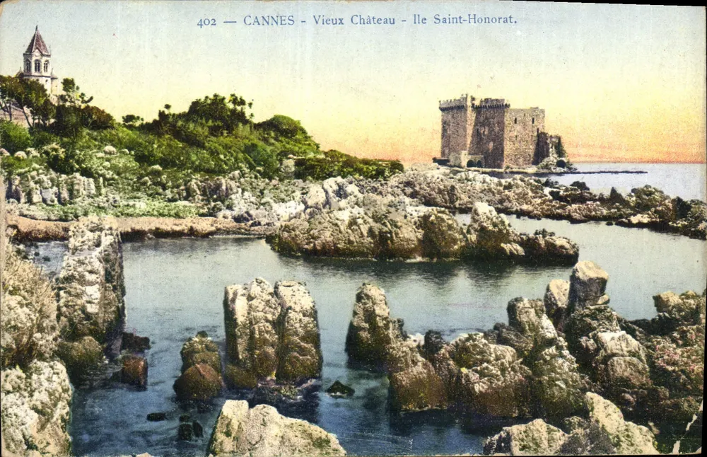 Cannes - Altes Schloss - Insel Saint-Honorat — Giletta Edition, Nice, n° 402 - Vorderseite