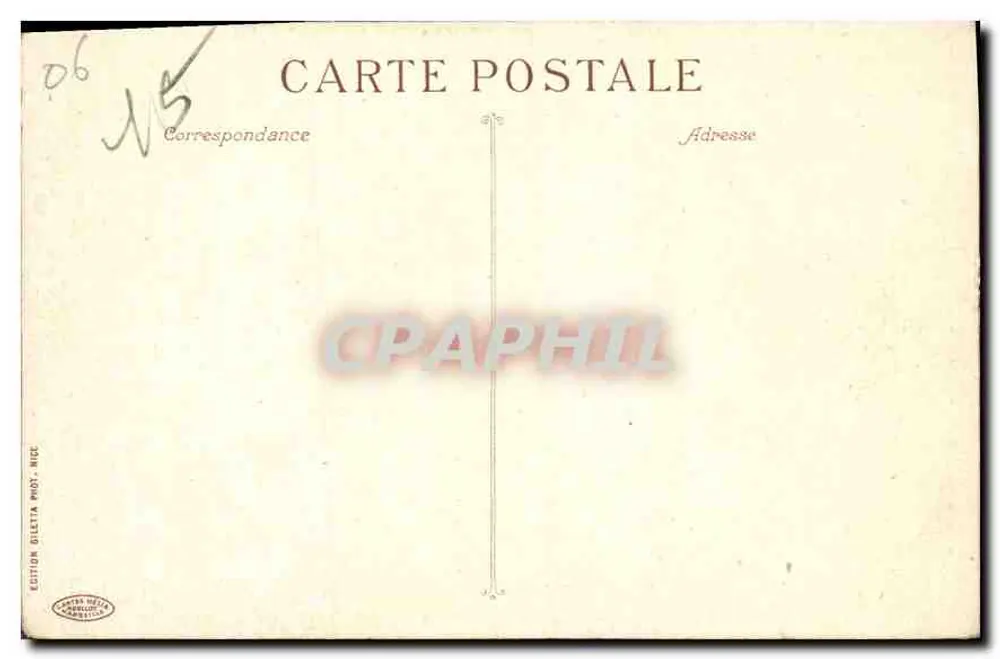 Cannes - Altes Schloss - Insel Saint-Honorat — Giletta Edition, Nice, n° 402 - Rückseite
