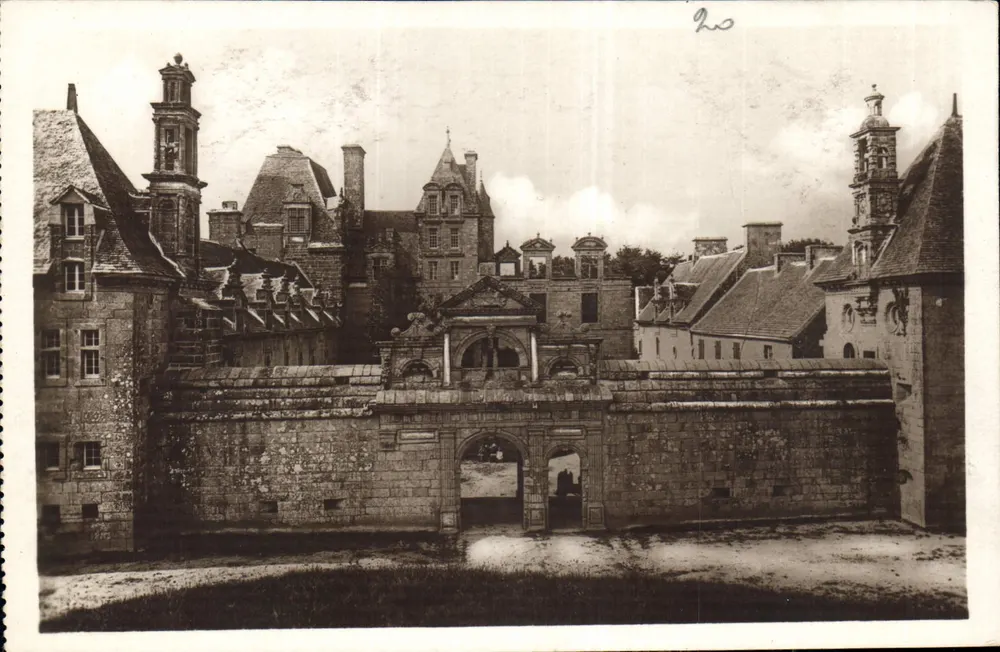 Schloss Kerjean — Umgebung von Saint-Pol-de-Léon — Imp. Letellier - Vorderseite