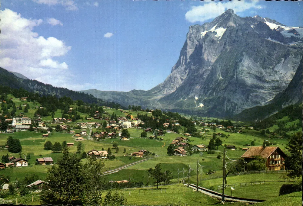 ग्रिंडेलवाल्ड वेटरहॉर्न के साथ — 861 — प्रकाशक A. Kneer, Schwanden GL - आगे