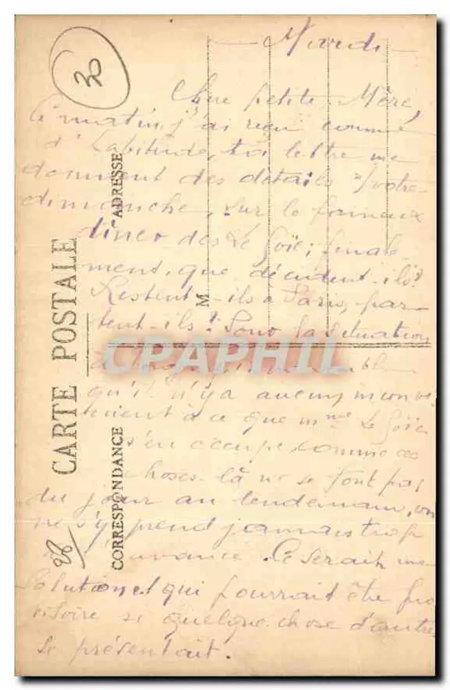 Kathedrale von Chartres - Kapelle Notre-Dame-sous-Terre — Gli. Foucault, Verlag, Dreux, Nr. 13 - Rückseite