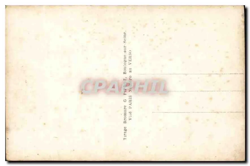 A Marguerite — carta postal de tipo 'Você me ama muito' — editada por DIX, n° 248/3 - Verso