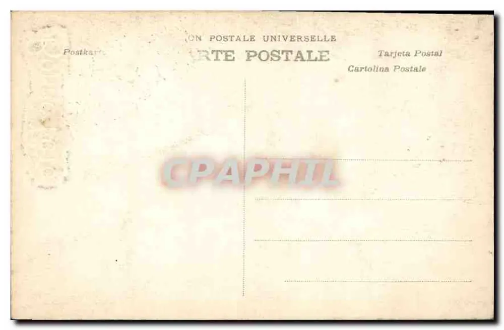 Frau und Kind — Frohe Geburtstagskarte — A.N. Paris, n° 1086 - Rückseite