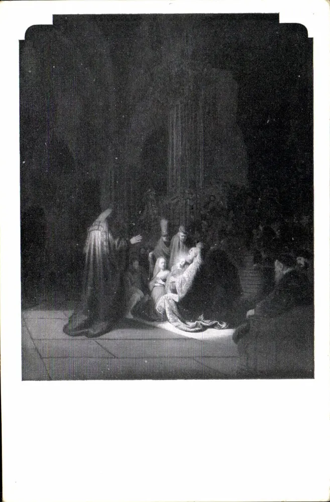Simeon im Tempel — Rembrandt — Museum Mauritshuis, 's-Gravenhage - Vorderseite