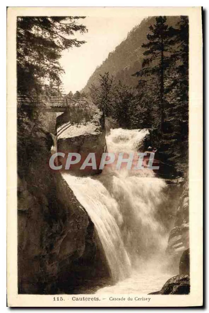 Cauterets — Cachoeira do Cerisey — Edição E. Qumauil-Lourder - Frente