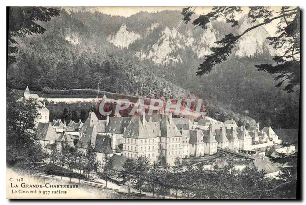 La Grande-Chartreuse — O Convento a 977 metros — C. 113 - Frente