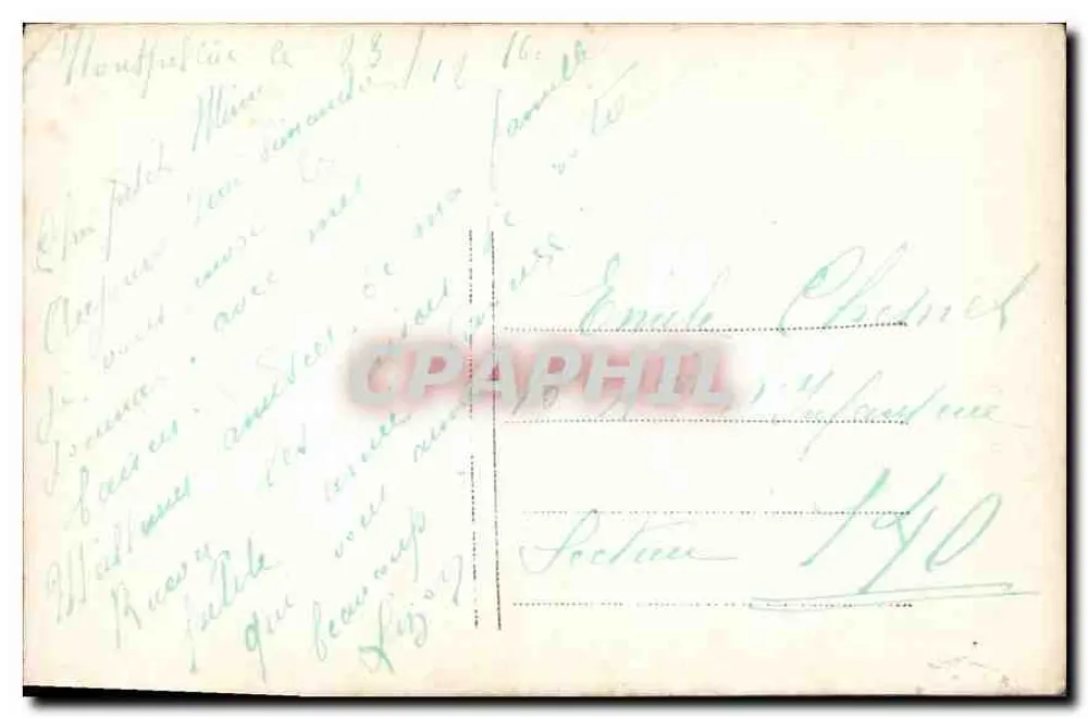 Jovem casal em interior — cena de apresentação de buquê — editor S.P.S. n°3604 - Verso