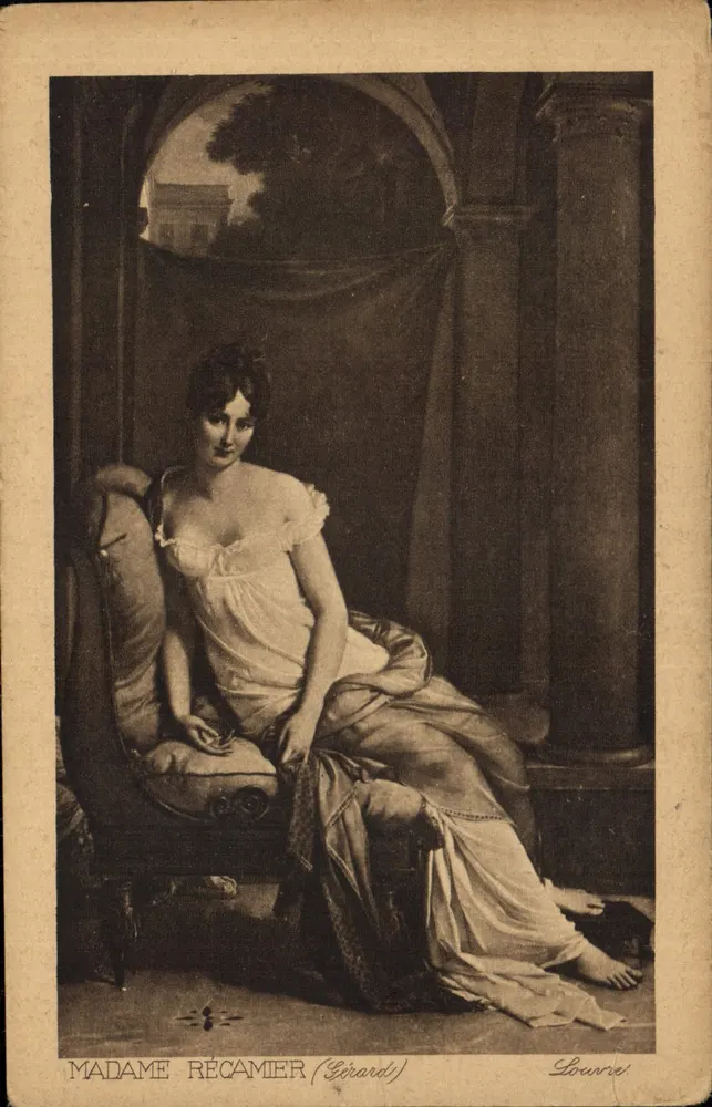 Madame Récamier — retrato por Girard — edição Bournes - Frente