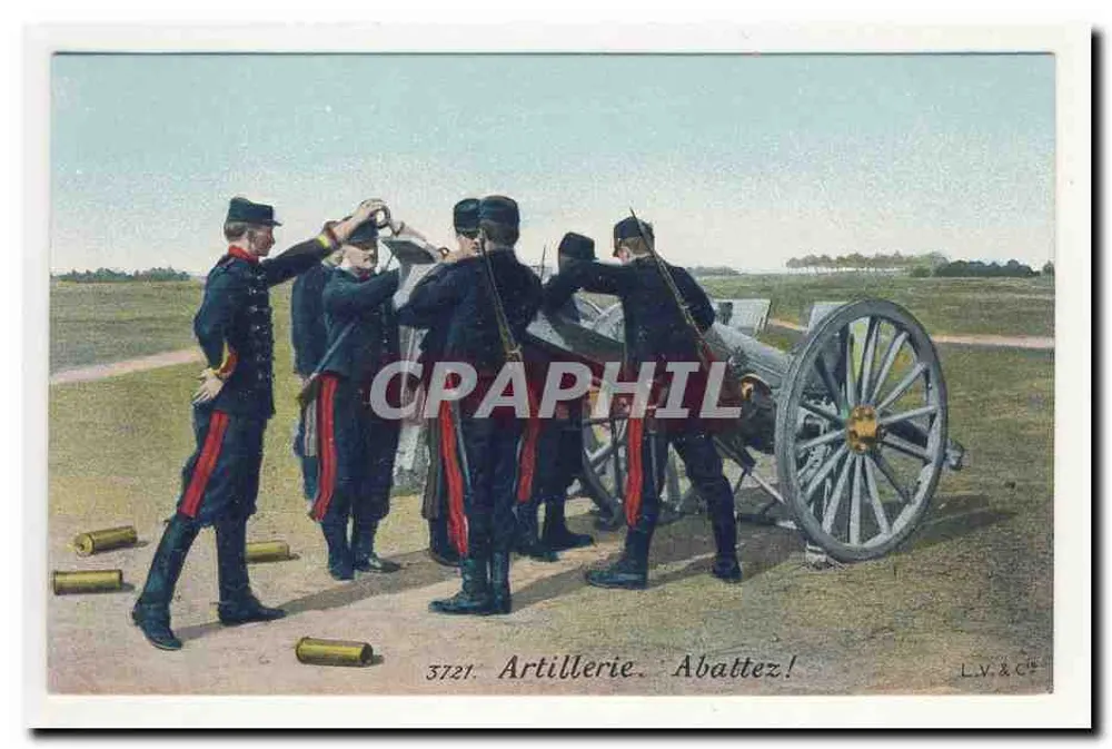Artillerie. Feuer! — LV & Co, Nr. 3721 - Vorderseite