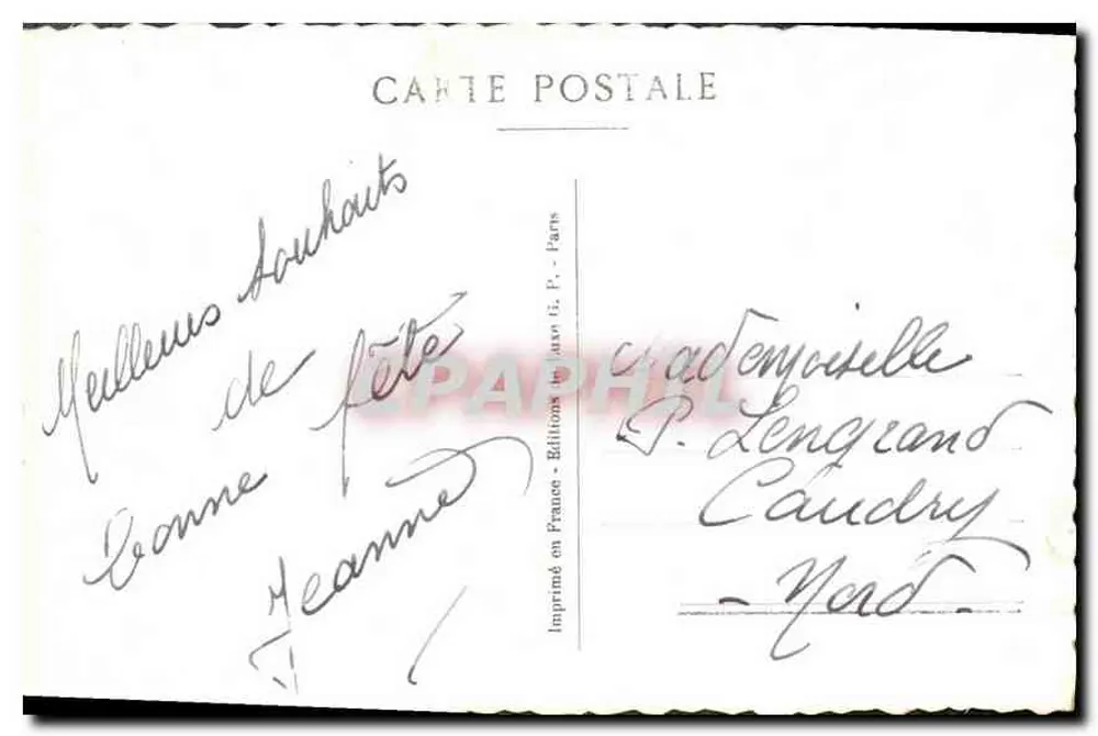 Para zakochana — różyczki i bukiet — GP La Rose n°178 - Rewers
