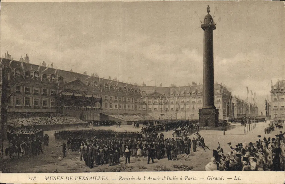 Rückkehr der Armee Italiens nach Paris — Museum von Versailles — Giraud — LL. - Vorderseite