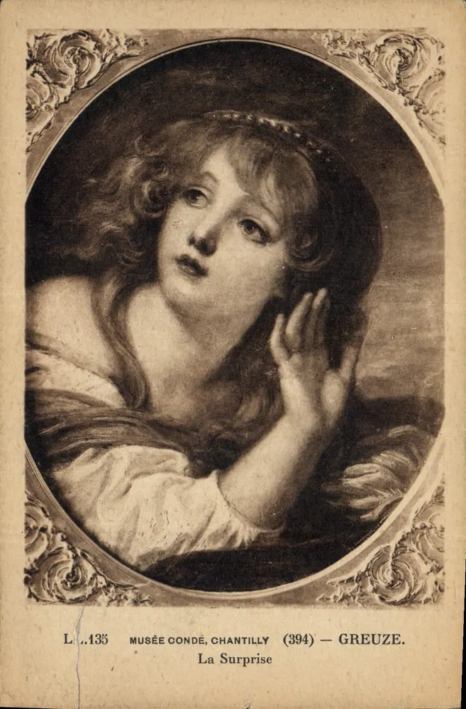 A Surpresa — Greuze — Museu Condé, Chantilly - Frente