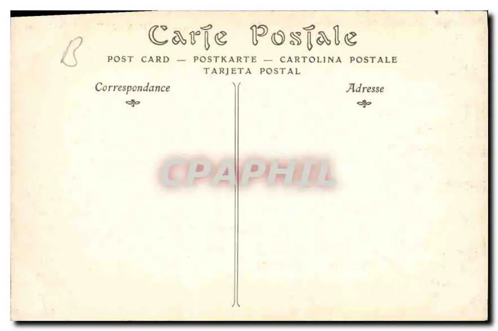 Castelo de CHANTILLY — A Ilha do Amor — Graphil - Verso