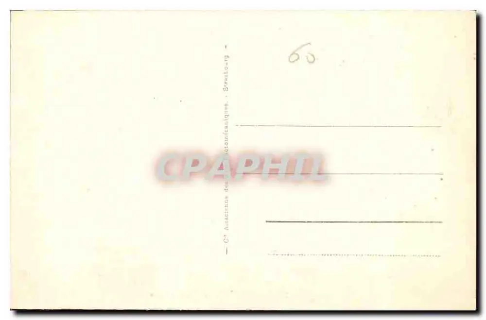 Compiègne - O Pequeno Kiosque — editor C.° Austistras, Strasbourg, n° 21 - Verso