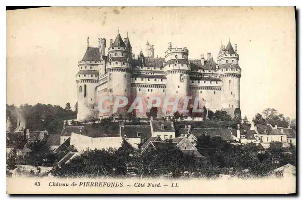 Castelo de PIERREFONDS — Lado Norte — LL - Frente