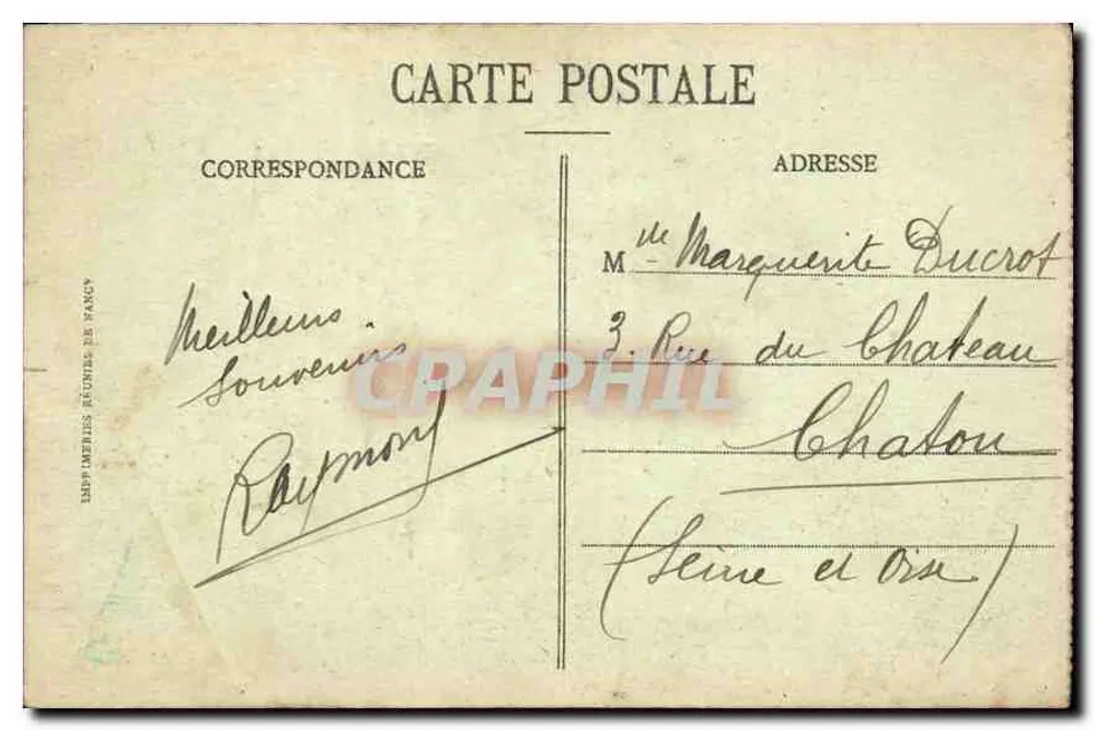 PierreFonds - O Castelo — editora impr. Méries Écunies de Mance - Verso