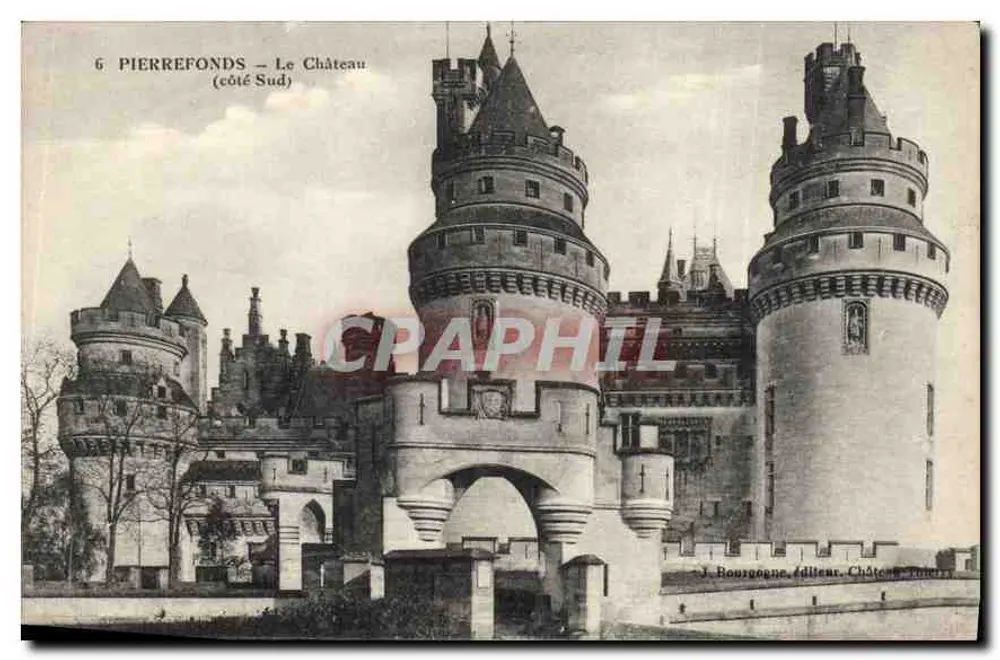 PierreFonds — O Castelo (lado Sul) — J. Bouzeguene, Editor, Château-Temps - Frente