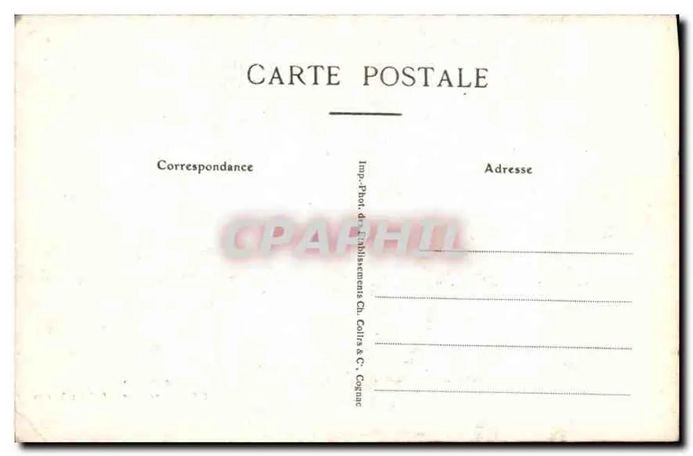 PierreFonds — O Castelo (lado Sul) — J. Bouzeguene, Editor, Château-Temps - Verso