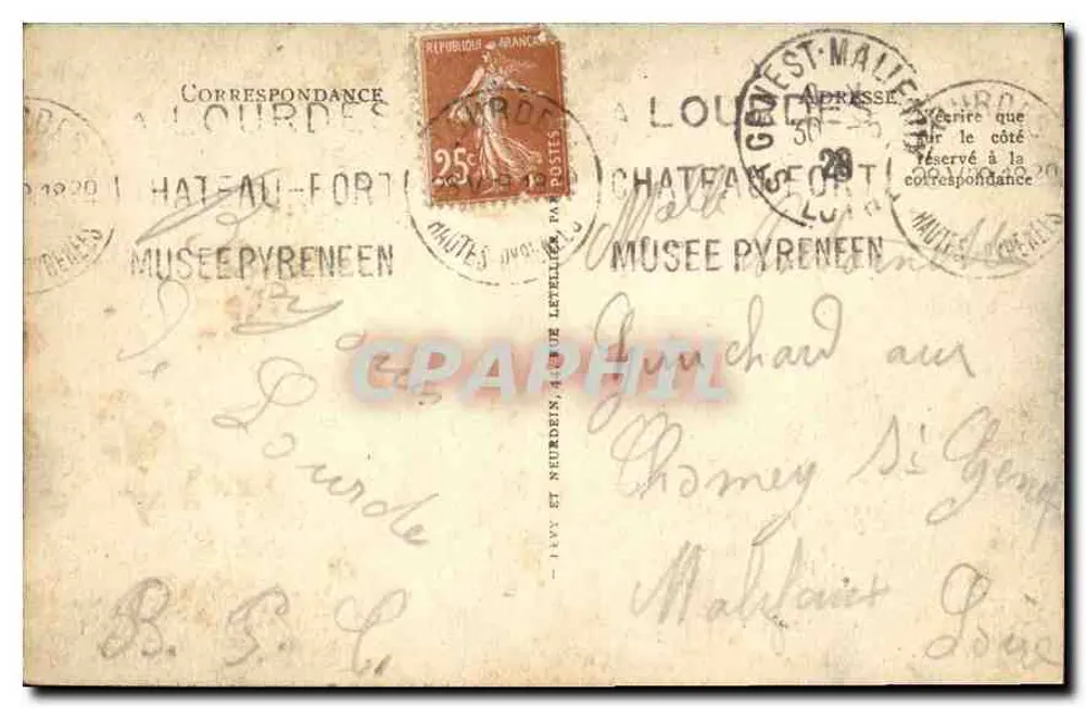 Lourdes — A Basílica. LL — Edição LL, n° 88 - Verso