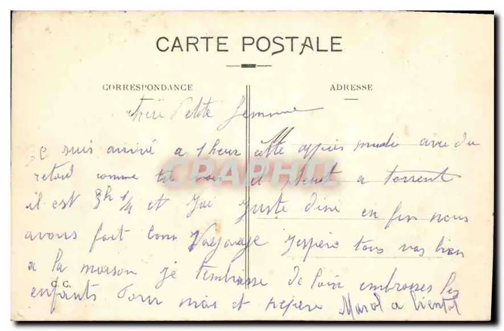 Lourdes — Der Calvarienberg (vierte Station) — Jesus trifft seine sehr geliebte Mutter - Rückseite