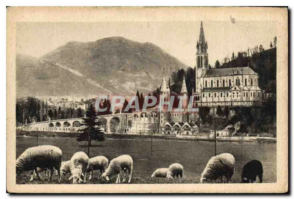 Lourdes — A Basílica P.D. — Edição P. Doucet - Frente